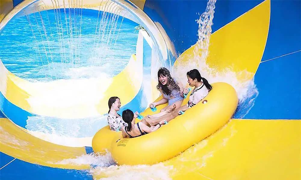 广东河源客天下恐龙欢乐水世界大喇叭滑道 广东河源客天下恐龙欢乐水世界大喇叭滑道