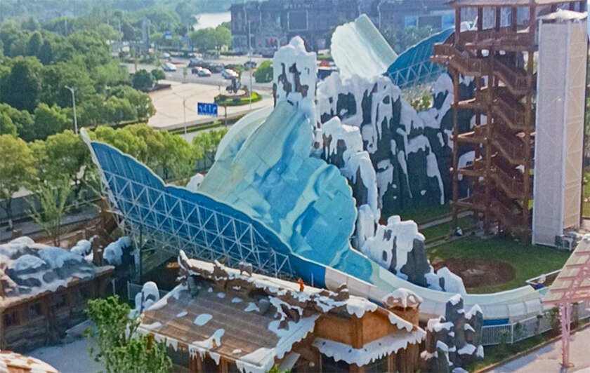 赣中首座综合性现代主题乐园！江西吉安欢乐世界水上游乐设备进入试滑验收阶段